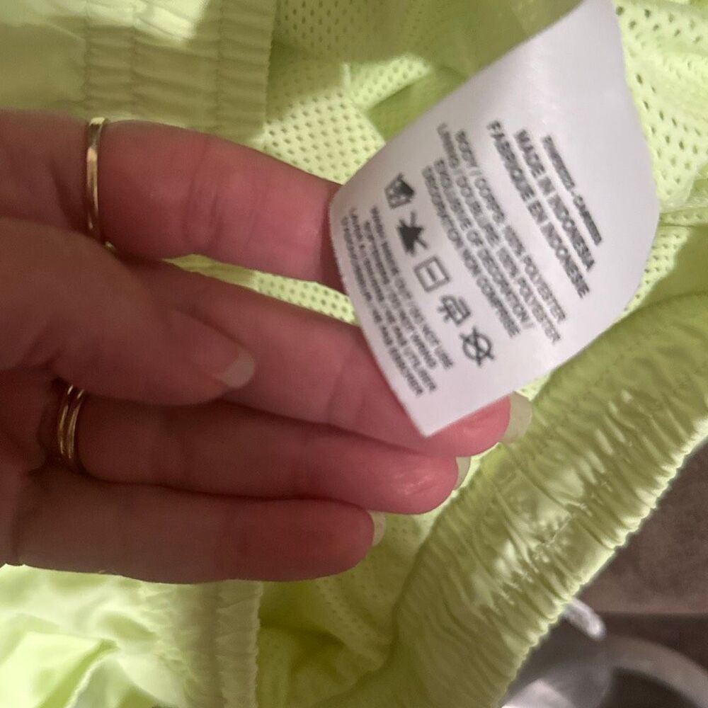 Nike barely volt neon men’s shorts Nike swoosh L - Picture 8 of 10